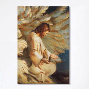 Saving Jesus Wings Feathers Canvas Prints –&hellip;
