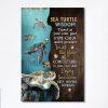 Sea Turtle Life Is Like The Ocean Canvas Print- Christian Wall Art Canvas Home Decor Sea Turtle Life Is Like The Ocean Canvas Print- Christian Wall Art Canvas Home Decor