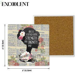 She Is Clothed With Strength And Dignity Stone Coasters Coasters Gifts For Christian 4 nj1heu.jpg
