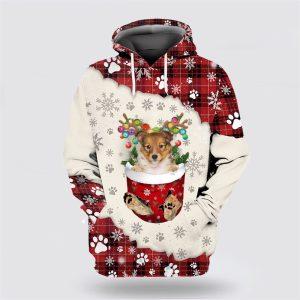 Shetland Sheepdog In Snow Pocket Merry Christmas&hellip;