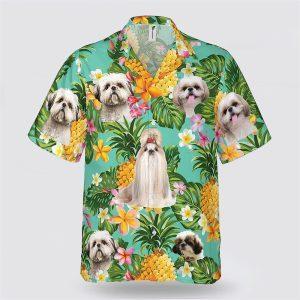 Shih Tzu On The Flower BananaTropic Background&hellip;