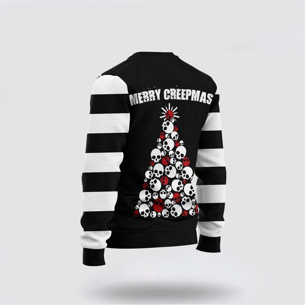 Skull Creepmas Ugly Christmas Sweater – Christmas Gifts For Frends