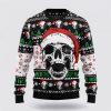 Skull Ugly Christmas Sweater All Over Print Sweatshirt I Do What I Want – Christmas Gifts For Frends