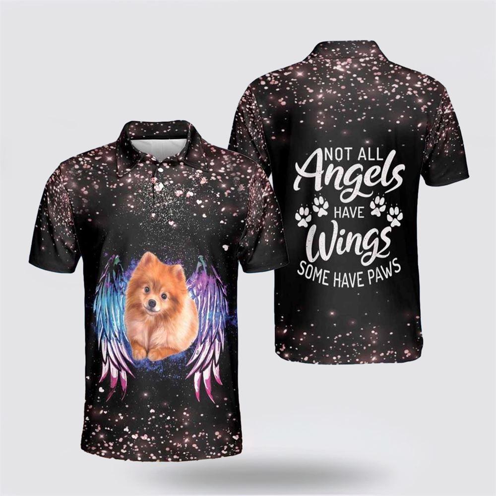 Some Angels Have Paws Polo Shirts – Gifts For Christian Families