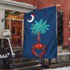 South Carolina Christmas Flag Merry Christmas Y’all – Christmas Flag Outdoor Decoration