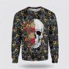 Sugar Skull Ugly Christmas Sweater From First Kiss to Last Breath – Christmas Gifts For Frends