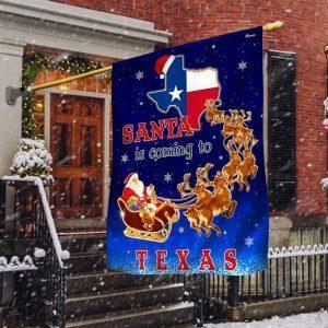Texas Christmas Flag Santa Is Coming To&hellip;
