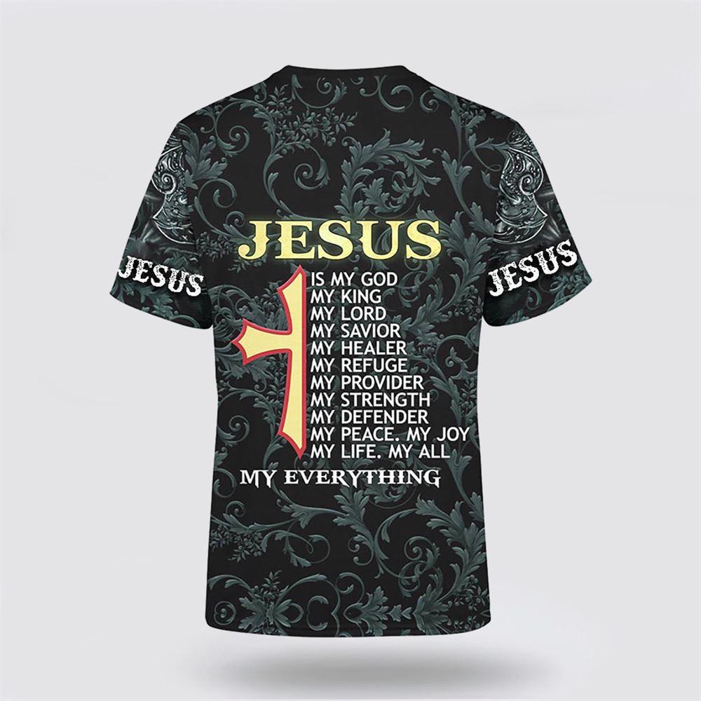 The King Jesus Lion All Over Print 3D T Shirt – Gifts For Christians