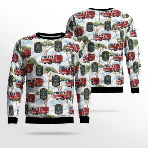 Trevilians Volunteer Fire Dept Ugly Christmas Sweater&hellip;