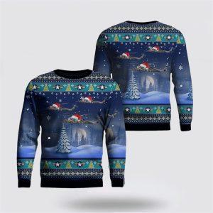 US Air Force (USAF) Sikorsky HH-60G Pave Hawk Christmas AOP Sweater – Christmas Gift For Military Personnel