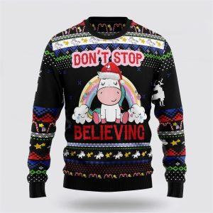 Unicorn Believing Christmas Ugly Christmas Sweater –&hellip;