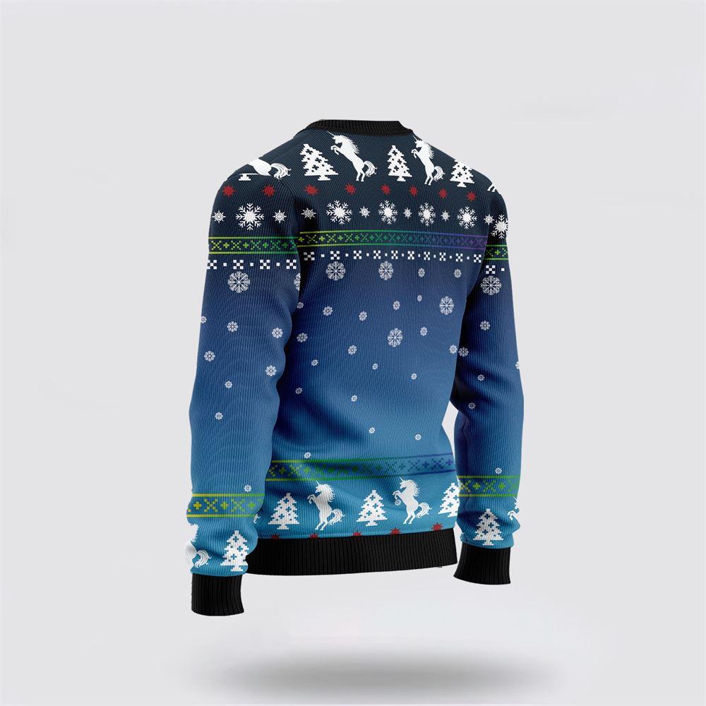 Unicorn Fury Ugly Christmas Sweater – Best Gift For Christmas