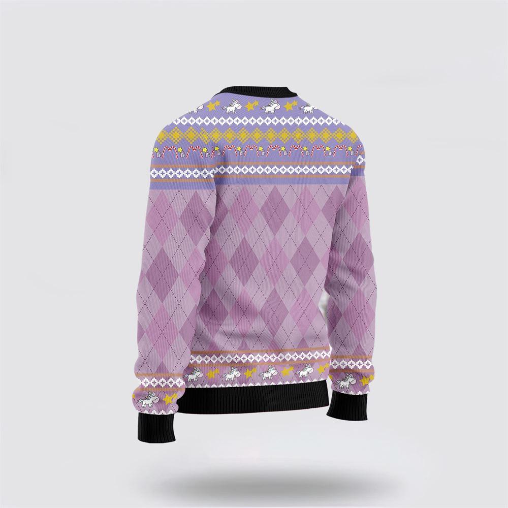 Unicorn Naughty List Ugly Christmas Sweater – Best Gift For Christmas
