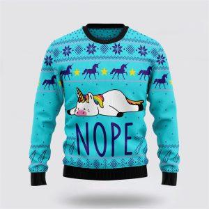 Unicorn Nope Ugly Christmas Sweater – Best&hellip;