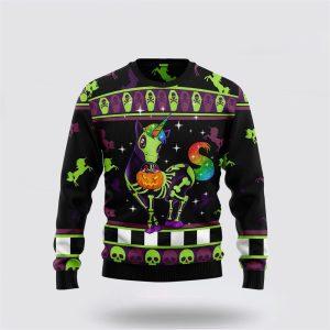 Unicorn Pumpkin Ugly Christmas Sweater – Best&hellip;