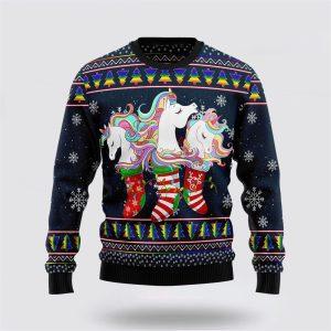 Unicorn Socks Xmas Ugly Christmas Sweater –&hellip;