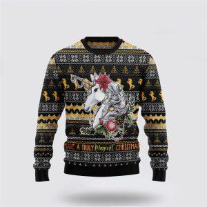Unicorn Truly Magical Christmas Ugly Christmas Sweater&hellip;