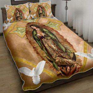 Virgin of Guadalupe Quilt Bedding Set –&hellip;