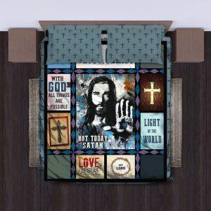 With God All Things Are Possible Love Christian Quilt Bedding Set Christian Gift For Believers 3 ajtvv2.jpg