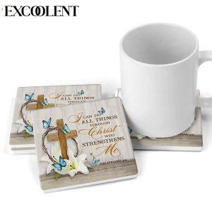 Wooden Cross With Lily Philippians 413 Nkjv Stone Coasters Coasters Gifts For Christian 2 y4lmqu.jpg