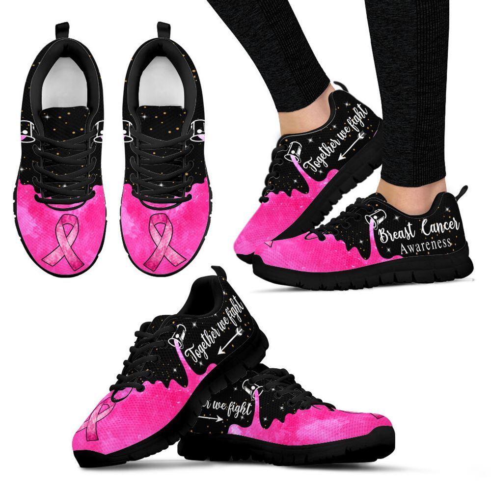 Breast Cancer Shoes, Together We Fight Sneaker Walking Shoes, Pink Breast Cancer Awareness Sneakers Breast Cancer Shoes, Together We Fight Sneaker Walking Shoes, Pink Breast Cancer Awareness Sneakers