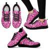 Breast Cancer Shoes, Breast Cancer Shoes Traditionnels Paisley Sneaker Walking Shoes, Pink Breast Cancer Awareness Sneakers