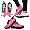 Breast Cancer Shoes, Breast Cancer Shoes Traditionnels Paisley Sneaker Walking Shoes, Pink Breast Cancer Awareness Sneakers