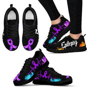 Breast Cancer Shoes, Epilepsy Art Heartbeat Shoes&hellip;