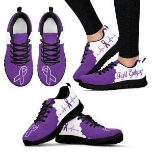Breast Cancer Shoes, Fight Epilepsy Shoes Sneaker&hellip;
