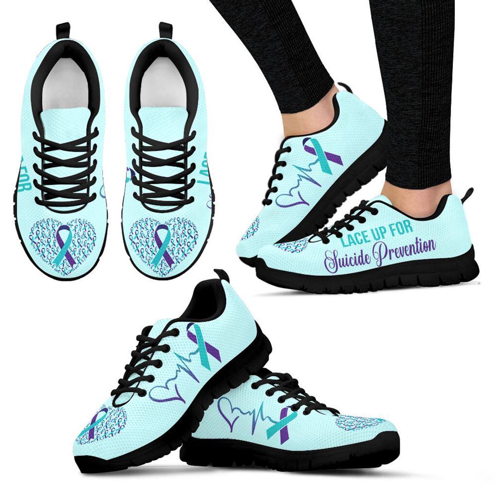 Breast Cancer Shoes, Lace Up For Suicide Prevention Shoes Sneaker Walking Shoes, Breast Cancer Sneakers Breast Cancer Shoes, Lace Up For Suicide Prevention Shoes Sneaker Walking Shoes, Breast Cancer Sneakers