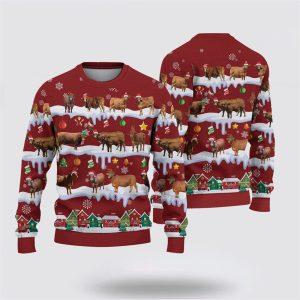 Beefmaster Christmas Knitted Sweater, Gifts For Farmers,&hellip;