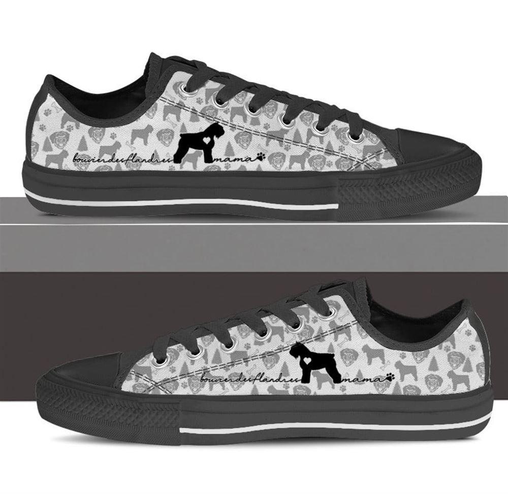Bouvier Des Flandres Dog Low Top Shoes, Gift For Dog Lover
