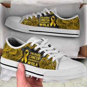 Childhood Cancer Shoes Awareness Walk Low Top&hellip;