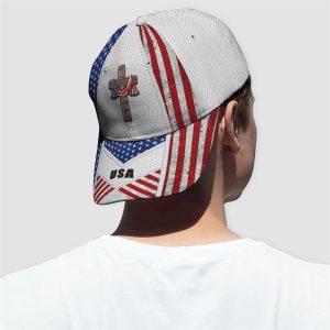 Christian Baseball Cap, American Flag On Cross&hellip;