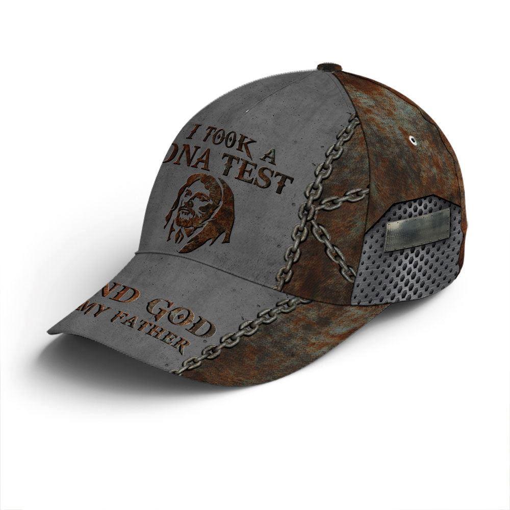 Christian Baseball Cap, Baseball Cap For God Lovers Chain Rust And Metallic, Mens Baseball Cap, Women’s Baseball Cap