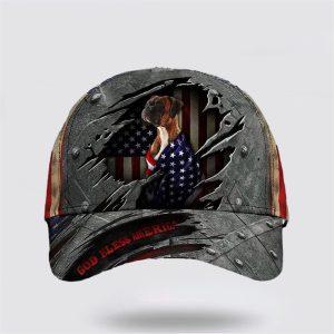 Christian Baseball Cap, Boxer Dog God Bless&hellip;