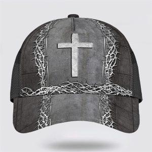 Christian Baseball Cap, Christian Cross With Crown… Christian Baseball Cap, Christian Cross With Crown…