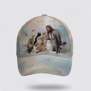Christian Baseball Cap, God And Cats Angels… Christian Baseball Cap, God And Cats Angels…