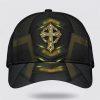 Christian Baseball Cap, God Bless American Flag On Cross All Over Print Baseball Cap, Mens Baseball Cap, Women’s Baseball Cap