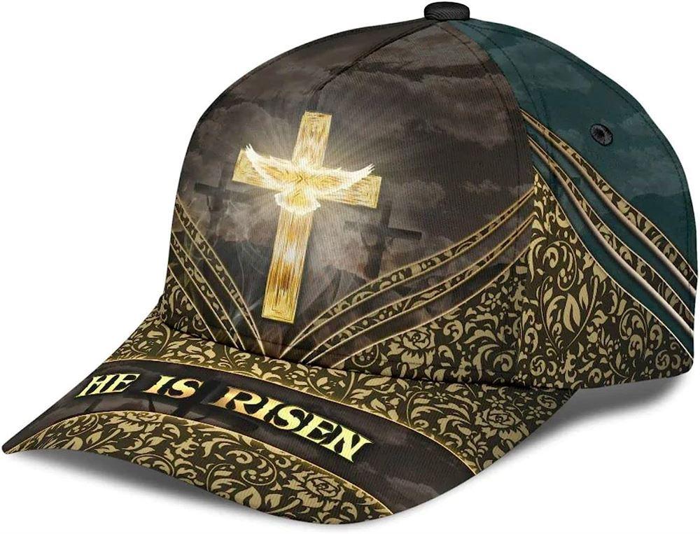 Christian Baseball Cap, He Is Risen Cross Baseball Cap, Mens Baseball Cap, Women’s Baseball Cap Christian Baseball Cap, He Is Risen Cross Baseball Cap, Mens Baseball Cap, Women’s Baseball Cap