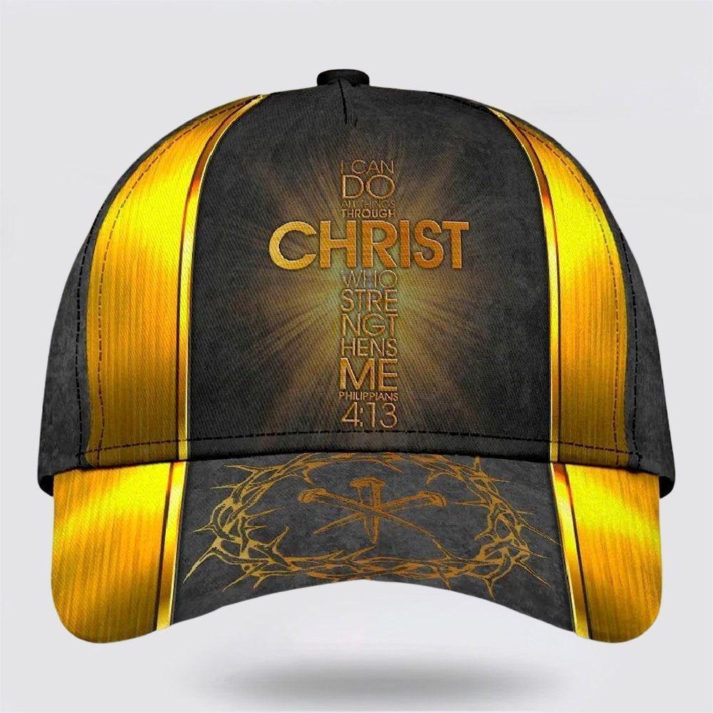 Christian Baseball Cap, I Can Do All Things Through Christ Cross Baseball Cap, Mens Baseball Cap, Women’s Baseball Cap Christian Baseball Cap, I Can Do All Things Through Christ Cross Baseball Cap, Mens Baseball Cap, Women’s Baseball Cap