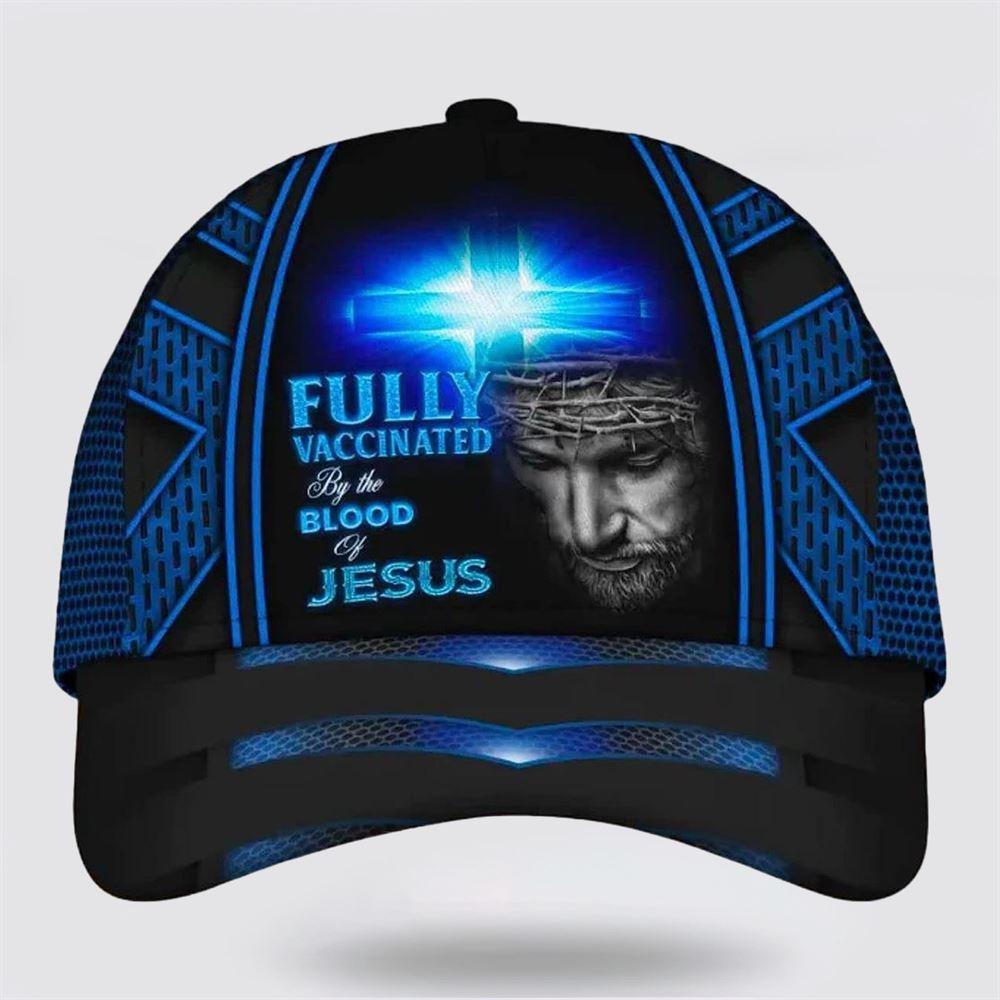 Christian Baseball Cap, Jesus Blue Cross Light Fully Vaccinated By The Blood Of Jesus Baseball Cap, Mens Baseball Cap, Women’s Baseball Cap Christian Baseball Cap, Jesus Blue Cross Light Fully Vaccinated By The Blood Of Jesus Baseball Cap, Mens Baseball Cap, Women’s Baseball Cap