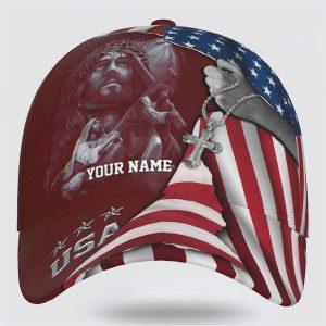 Christian Baseball Cap, Jesus Christ Carrying The&hellip;