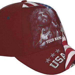 Christian Baseball Cap Jesus Christ Carrying The Cross Custom Name All Over Print Baseball Cap Mens Baseball Cap Women s Baseball Cap 6 dqrjyl.jpg