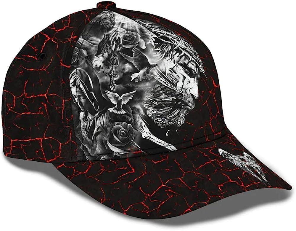 Christian Baseball Cap, Jesus Face Baseball Cap, Mens Baseball Cap, Women’s Baseball Cap Christian Baseball Cap, Jesus Face Baseball Cap, Mens Baseball Cap, Women’s Baseball Cap