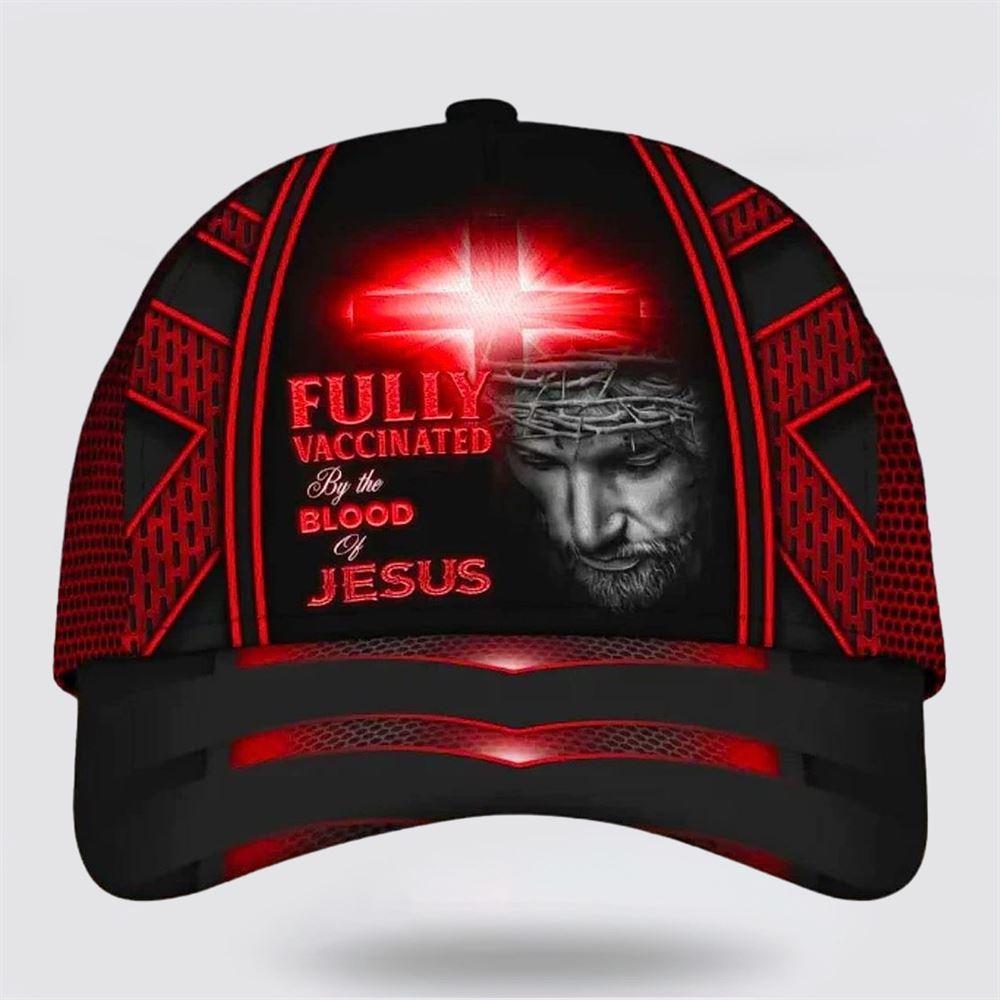Christian Baseball Cap, Jesus Fully Vaccinated By The Blood Of Jesus All Over Print Baseball Cap, Mens Baseball Cap, Women’s Baseball Cap Christian Baseball Cap, Jesus Fully Vaccinated By The Blood Of Jesus All Over Print Baseball Cap, Mens Baseball Cap, Women’s Baseball Cap