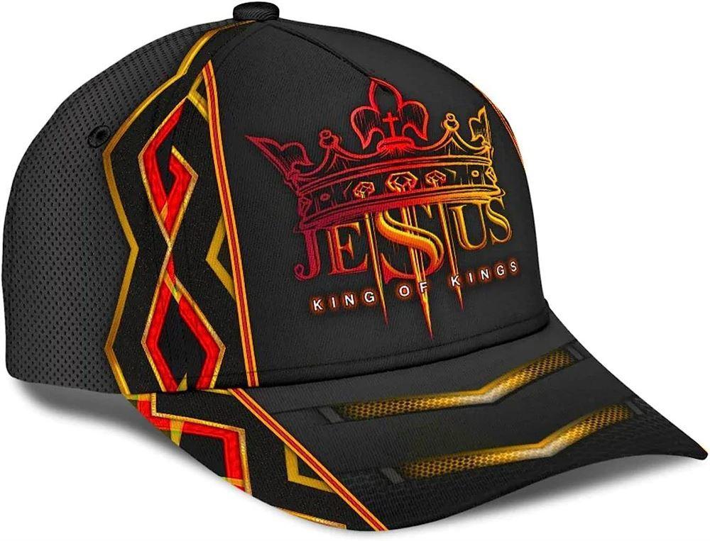 Christian Baseball Cap, Jesus King Of Kings Baseball Cap, Mens Baseball Cap, Women’s Baseball Cap