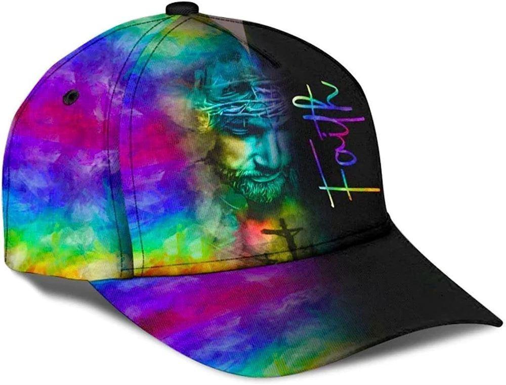 Christian Baseball Cap, Jesus On The Cross Faith All Over Print Baseball Cap, Mens Baseball Cap, Women’s Baseball Cap