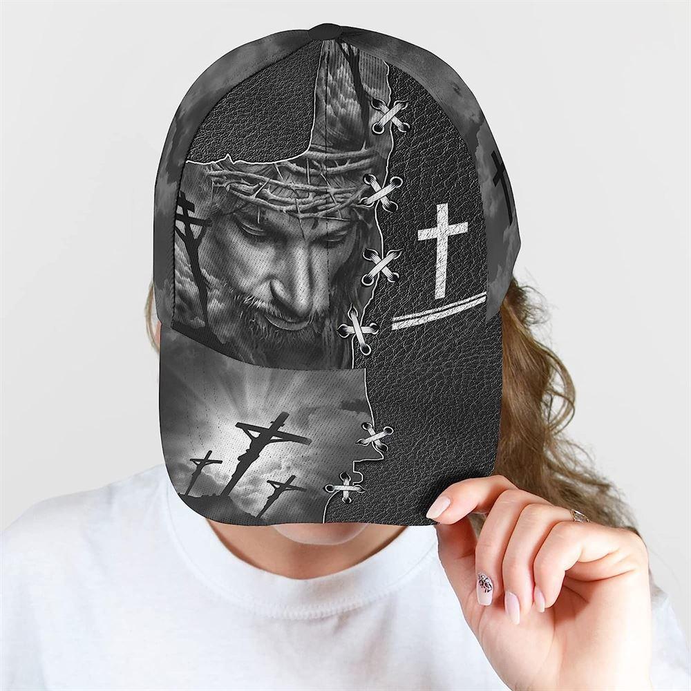 Christian Baseball Cap, Jesus On The Cross Religion Crown Of Thorn All Over Print Baseball Cap, Mens Baseball Cap, Women’s Baseball Cap Christian Baseball Cap, Jesus On The Cross Religion Crown Of Thorn All Over Print Baseball Cap, Mens Baseball Cap, Women’s Baseball Cap