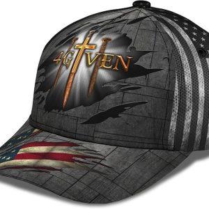 Christian Baseball Cap Jesus Religious Cross Nails And American Flag Forgiven Given Baseball Cap Mens Baseball Cap Women s Baseball Cap 3 wktadf.jpg